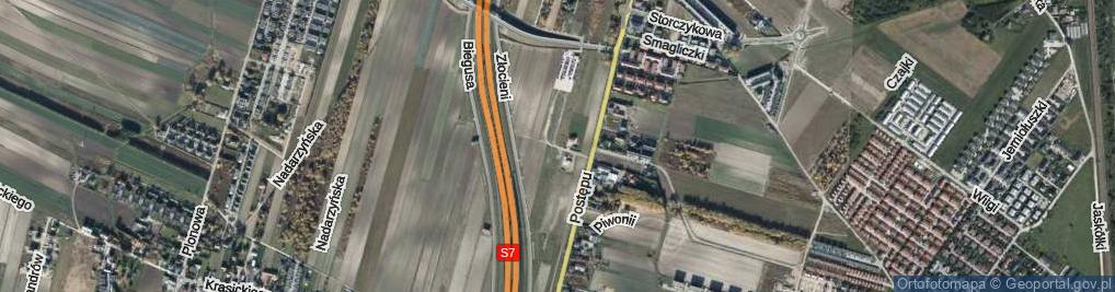 Zdjęcie satelitarne Begonii ul.